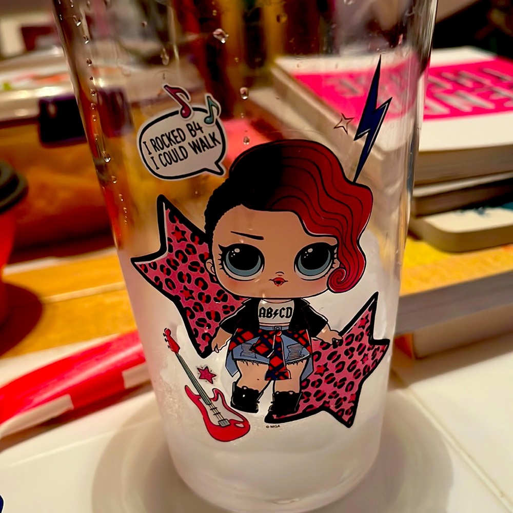 LOL drinking cup with cover